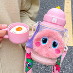 316 Stainless Steel Insulation Vacuum Flasks Thermos Cup Cute Water Bottle For Kids School Coffee Mug With Straw