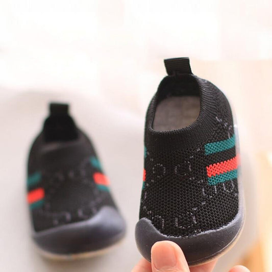 1B Baby First Walkers Shoes Boys Girls Casual Mesh Sneakers Soft Bottom Comfortable Non-slip Shoes