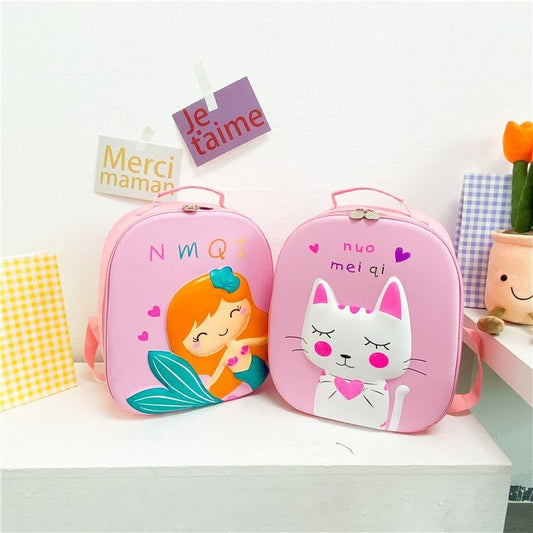 Cartoon children's backpack kindergarten EVA school bag for zoo