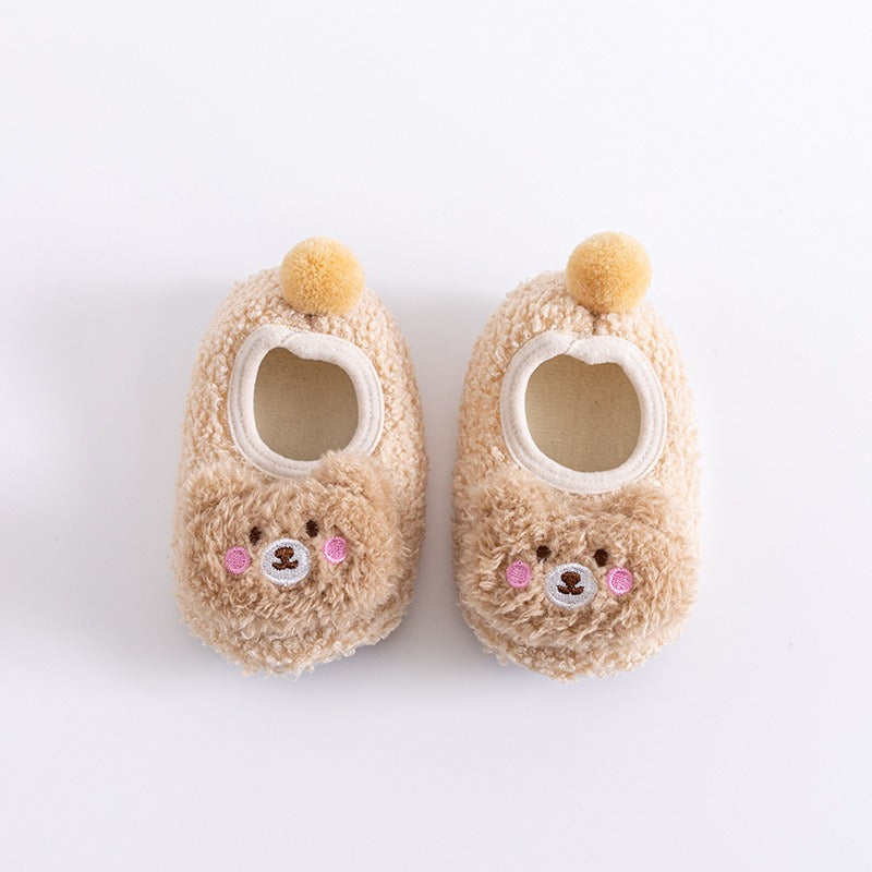 1D Newborn Baby Floor Socks Non-slip Cotton Cartoon Soft Cute Ankle Boots